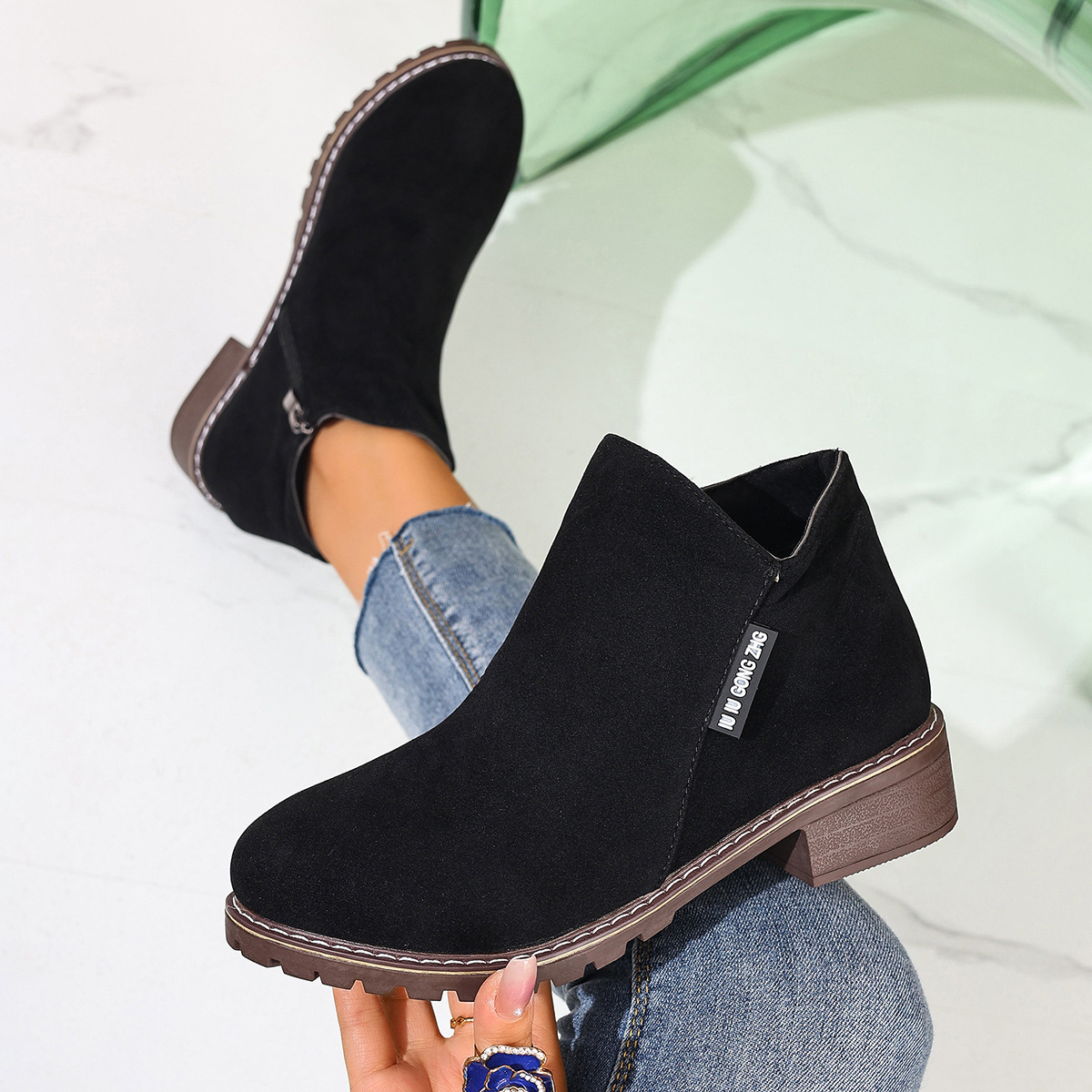 Women Formal Wear Shoes - Women Autumn Winter Ankle Boots Side