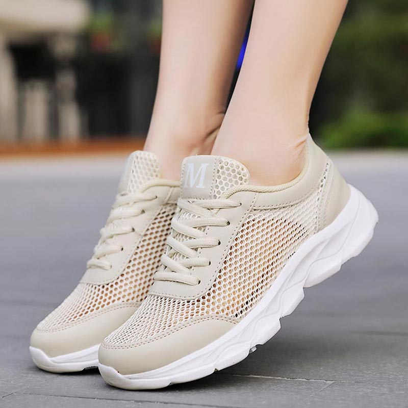 Women'S Formal Resort Wear - Summer Breathable Sneakers Women Mesh Women's