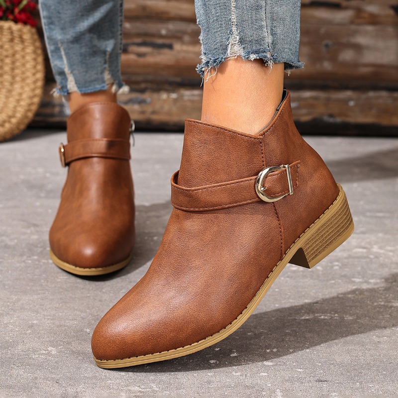 Women Formal Wear Shoes - Women's Autumn Winter Ankle Boots Side