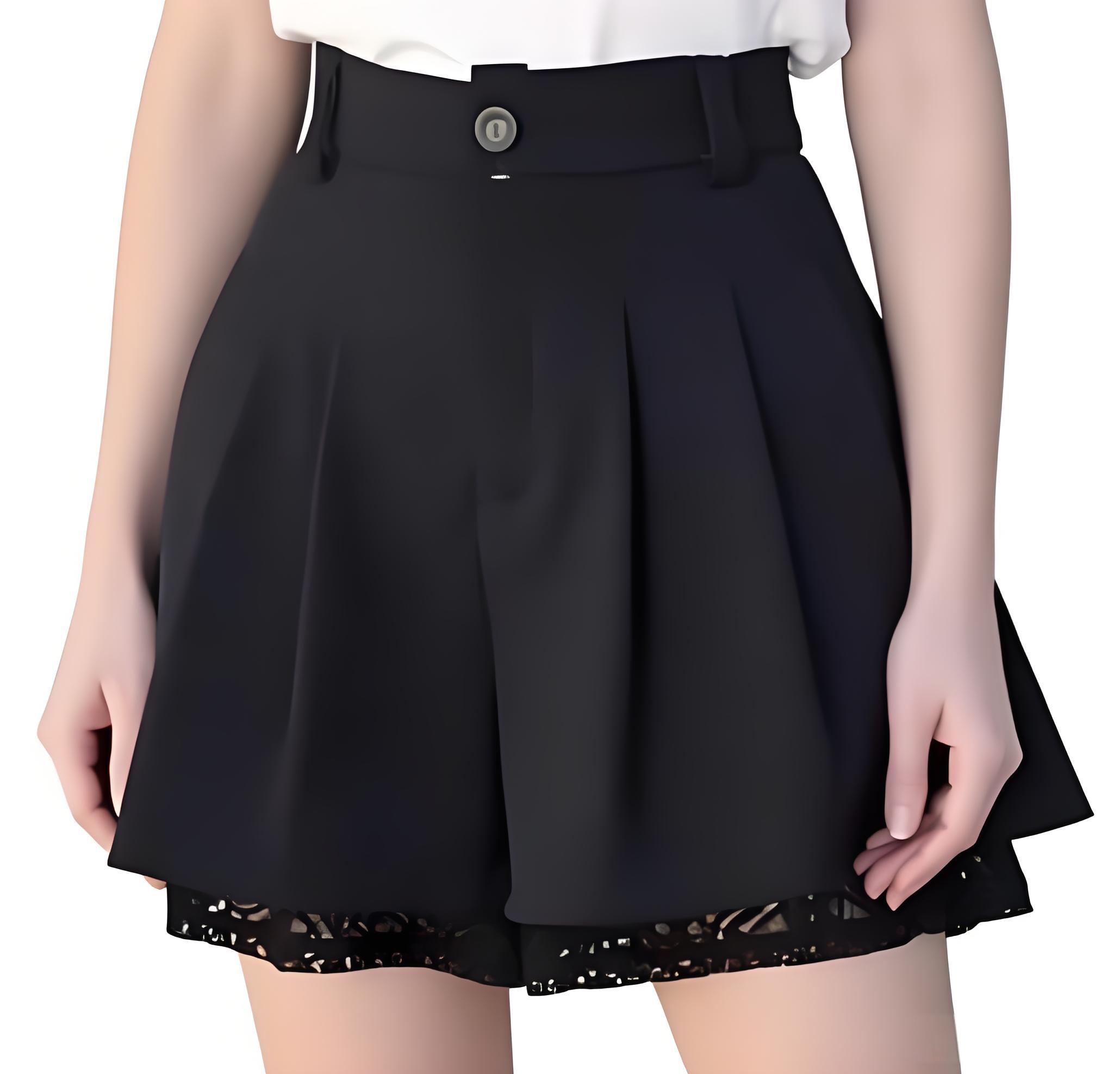 Women Formal Wear Office - Women High Waist Tailored Trousers Culottes
