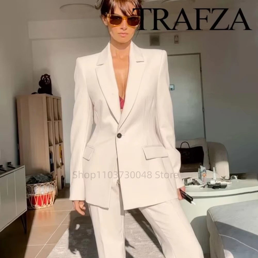Women Formal Wear Office - Fashion Office Ladies Blazer and Pants
