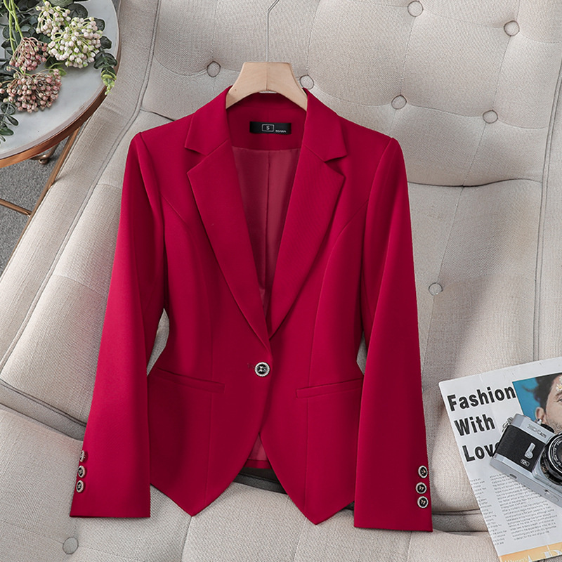 New Fashion Female Formal Blaz - Women Formal Wear Office 评论和价格