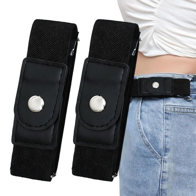 Elastic No Buckle Belt Adjusta - Women Formal Wear Belt 评论和价格