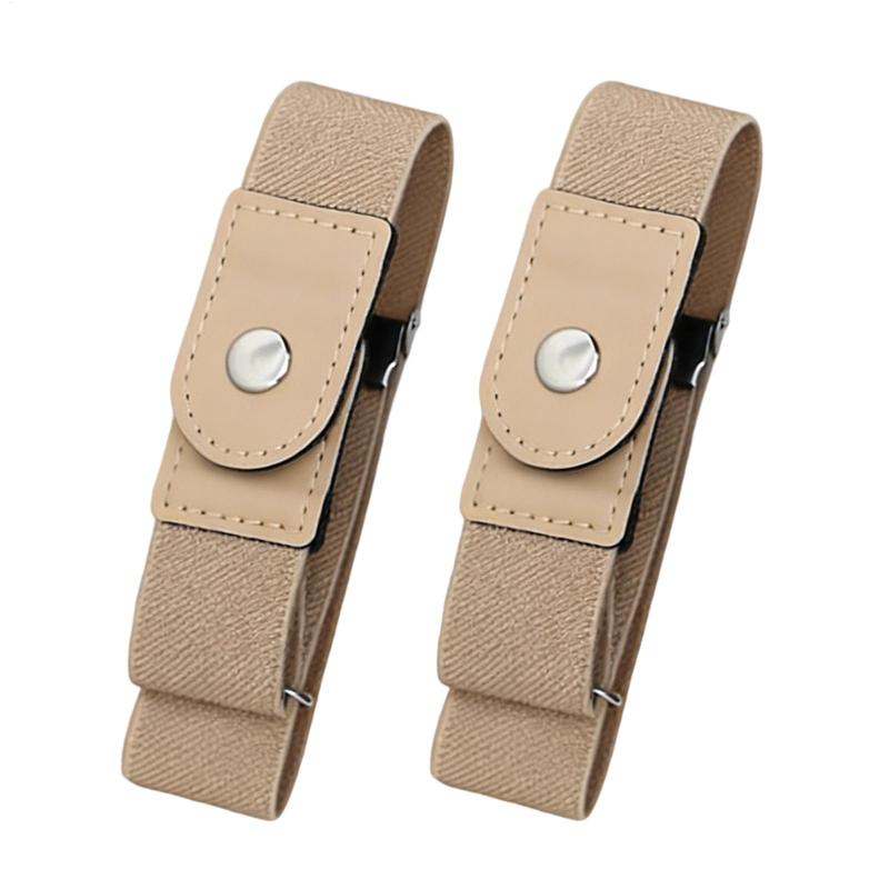 Elastic No Buckle Belt Adjusta - Women Formal Wear Belt 评论和价格