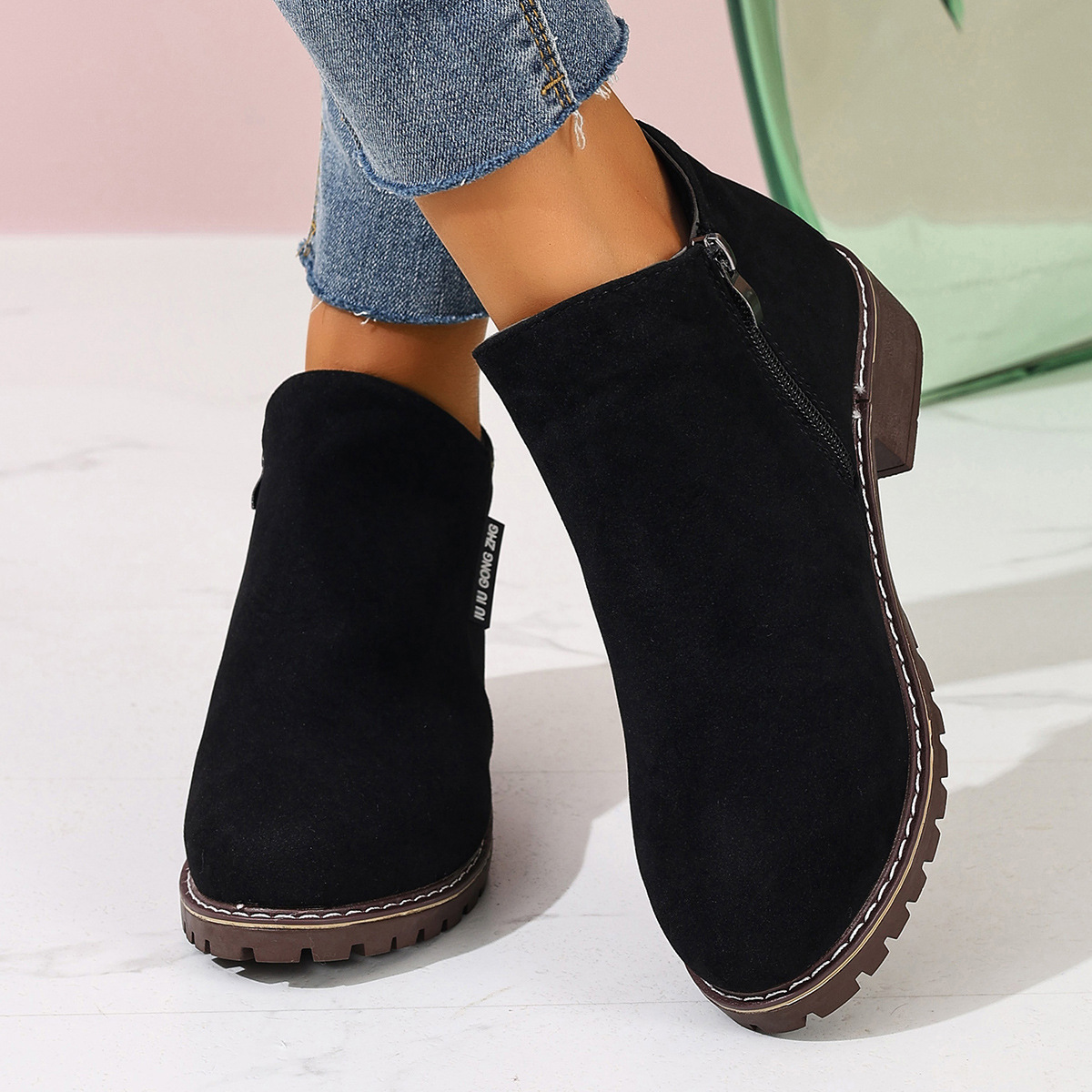 Women Autumn Winter Ankle Boot - Women Formal Wear Shoes 评论和价格