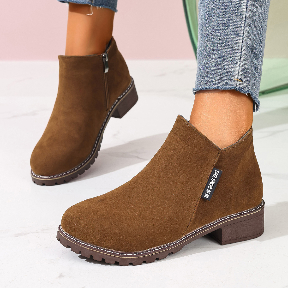 Women Autumn Winter Ankle Boot - Women Formal Wear Shoes 评论和价格