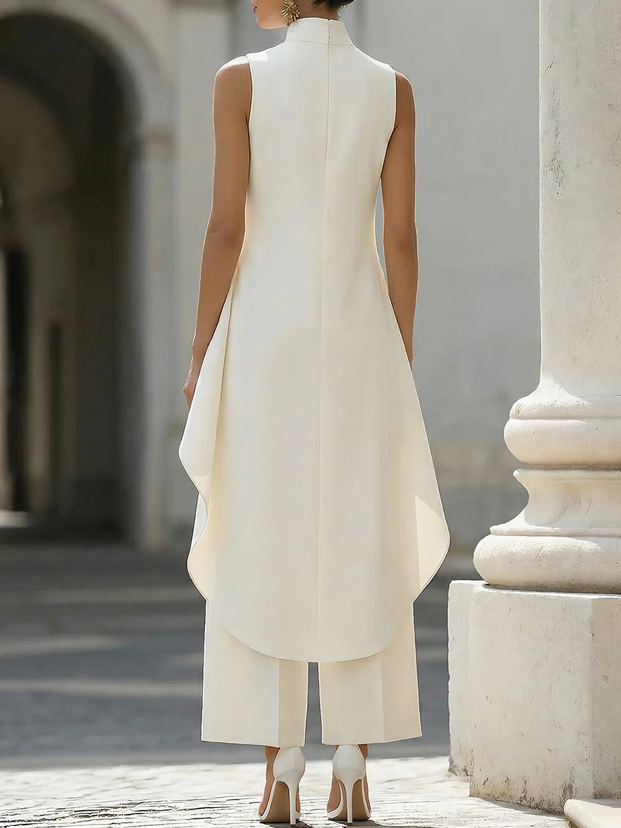 Women Stand Neck Sleeveless La - Female Formal Wear 评论和价格