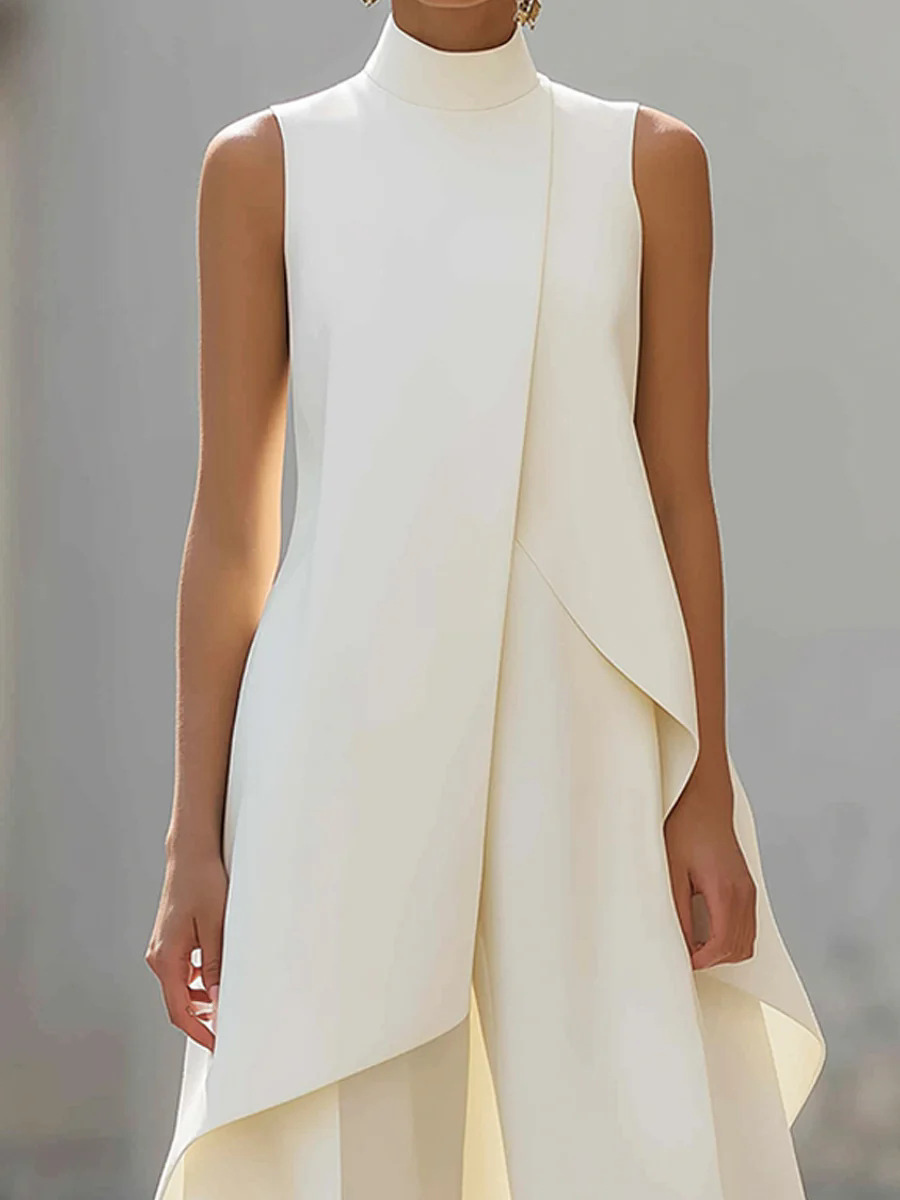Women Stand Neck Sleeveless La - Female Formal Wear 评论和价格