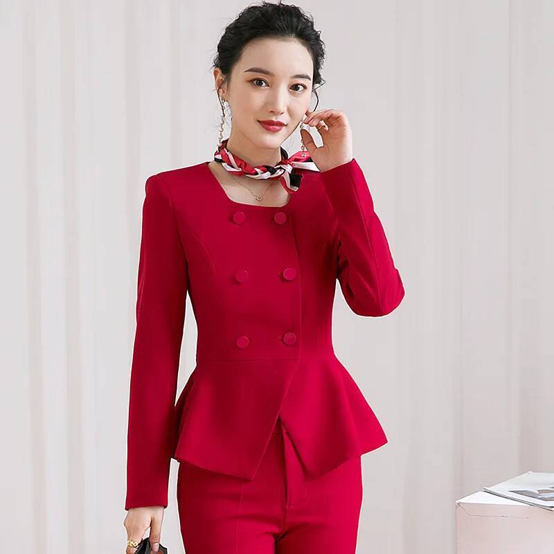 Elegant Women Business Work We - Women'S Formal Wear Pantsuits 评论和价格