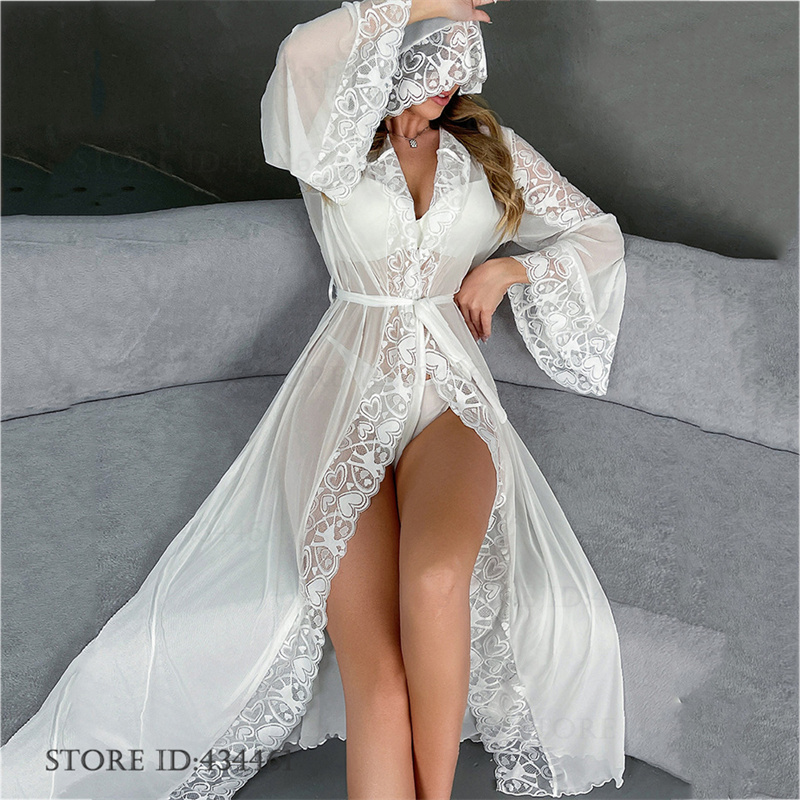 Sexy Perspective Mesh Bride We - Women'S Formal Wear Wedding 评论和价格