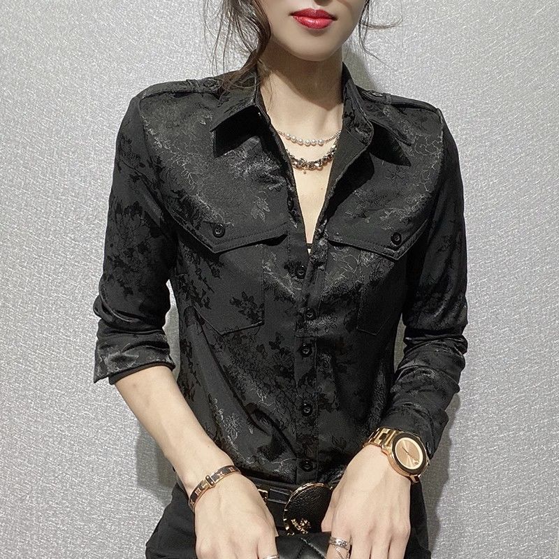 Female Tops Spring and Autumn  - Women Formal Wear Office 评论和价格
