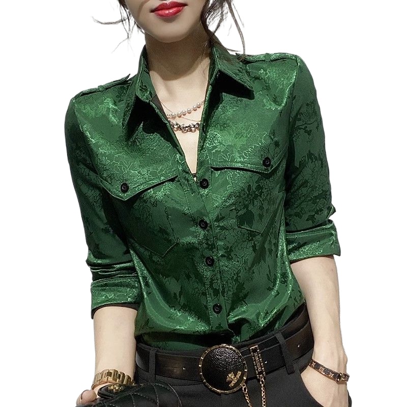 Female Tops Spring and Autumn  - Women Formal Wear Office 评论和价格