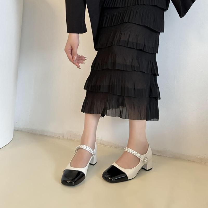 2026 Pearl Clasp Thick-Topped  - Formal Women Daily Wear Slippers 评论和价格