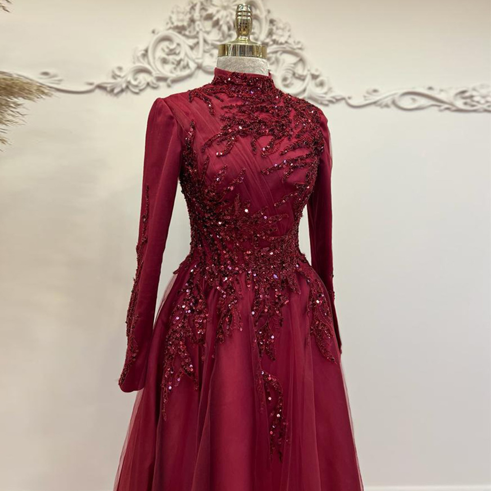 Beads Ankle Length A Line Prom - Formal Wear Gowns For Women 评论和价格