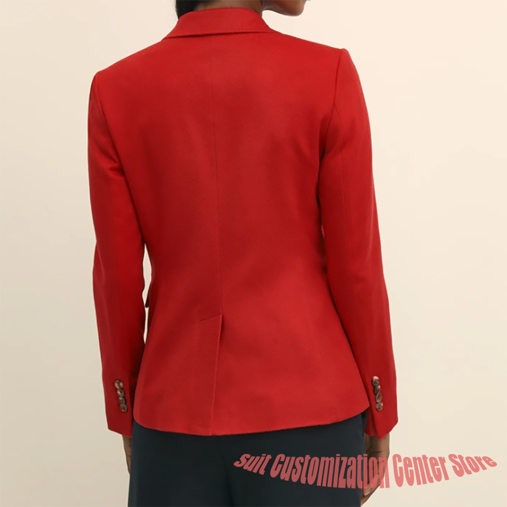 Women's Navy Woolen Clothes Si - Women'S Office Formal Wear For Ladies 评论和价格
