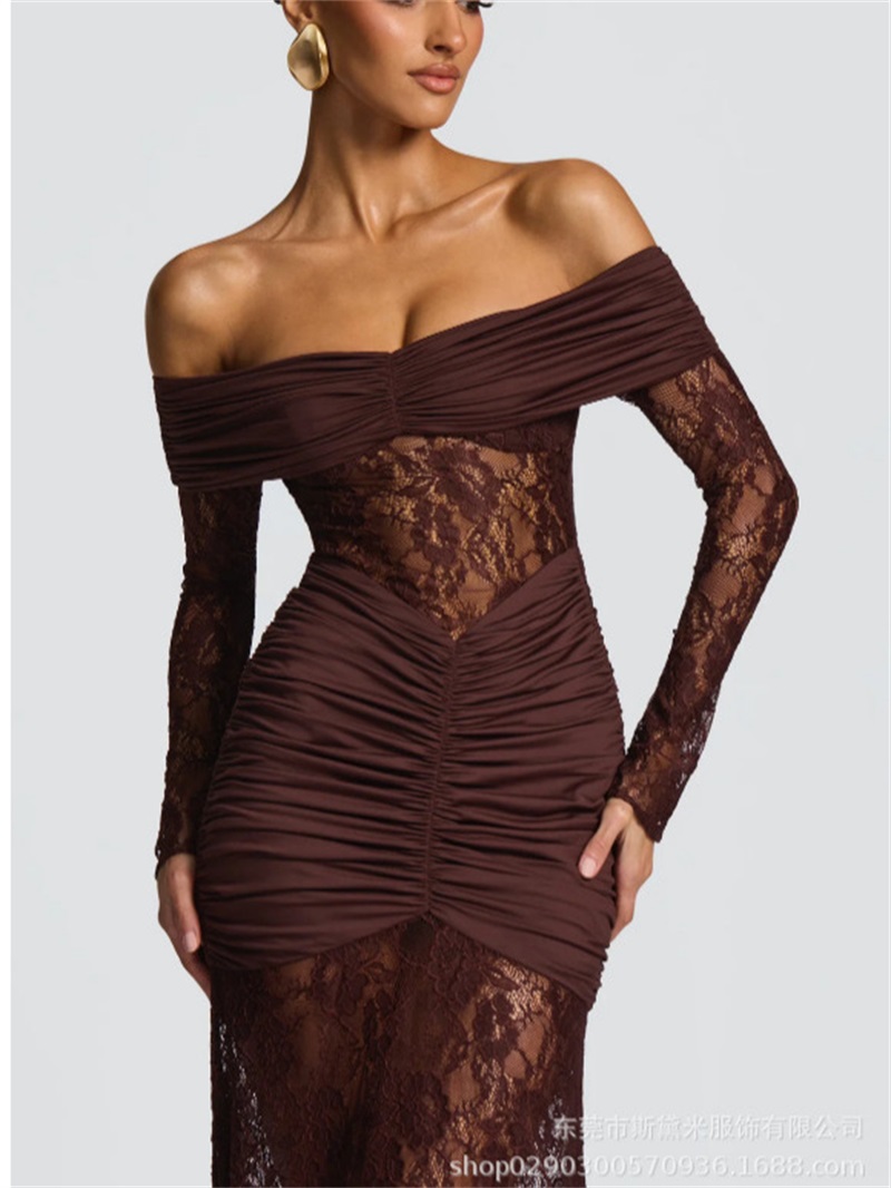 Sexy Lace Mermaid Women Prom D - Formal Wear Gowns For Women 评论和价格