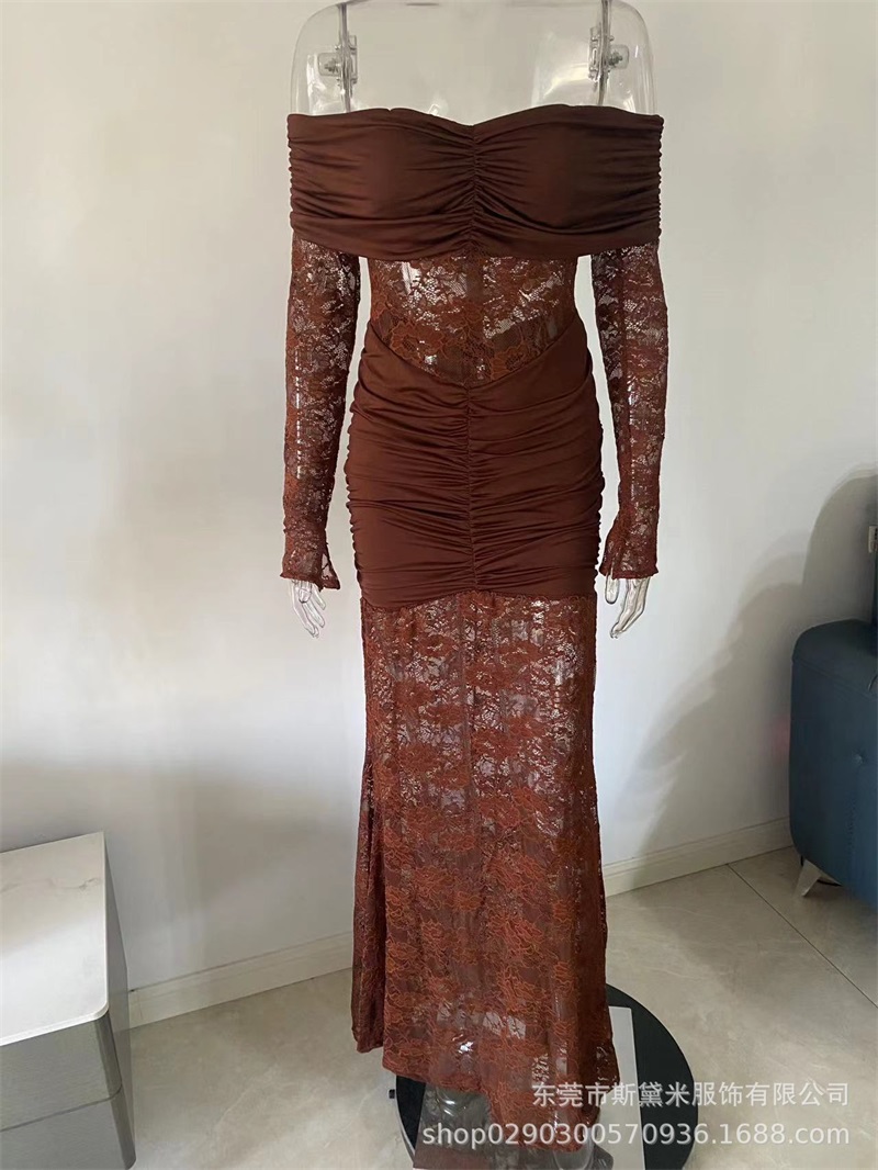 Sexy Lace Mermaid Women Prom D - Formal Wear Gowns For Women 评论和价格