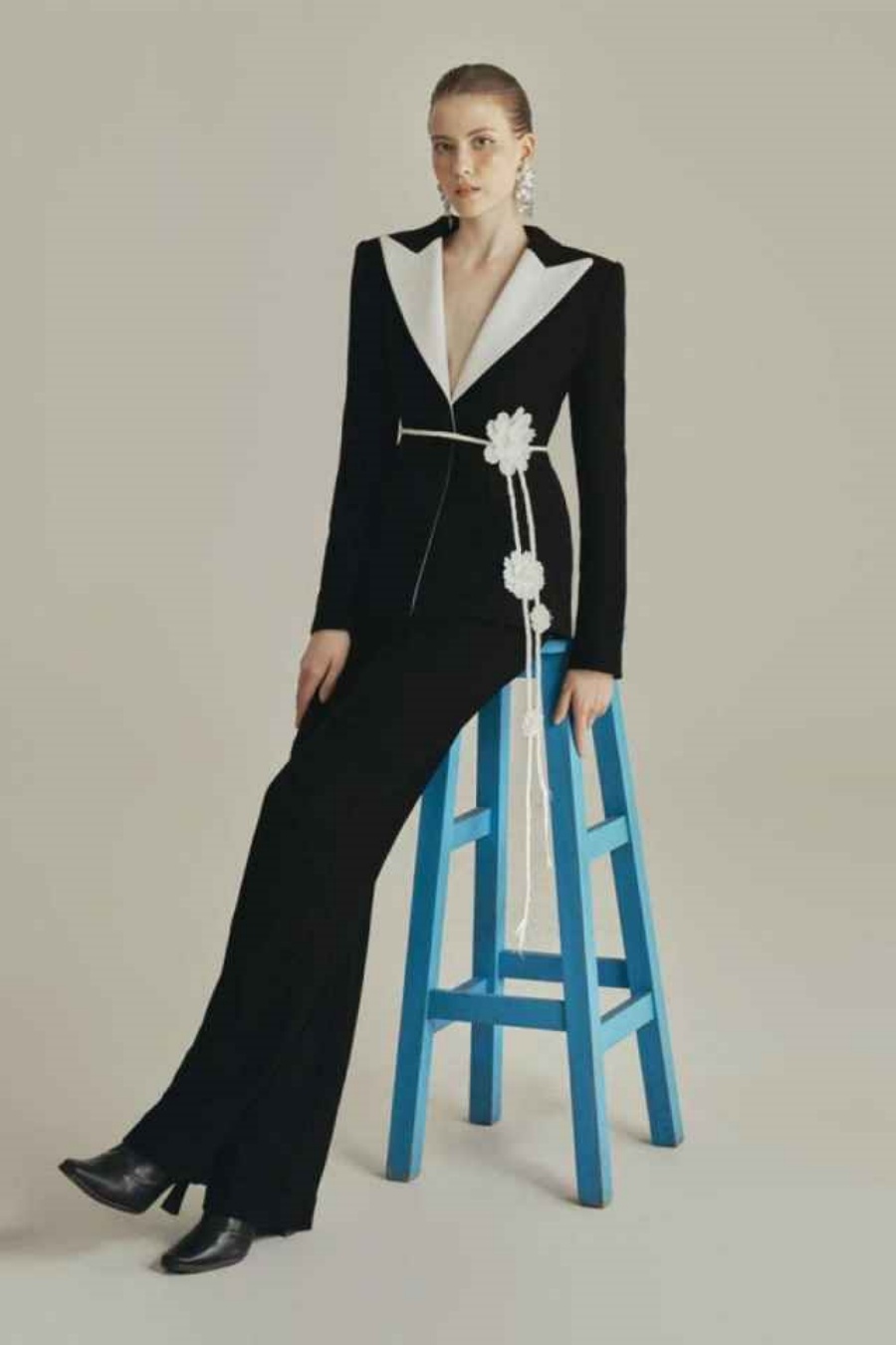 Customized Elegant Women Pants - Women Formal Wear Belt 评论和价格