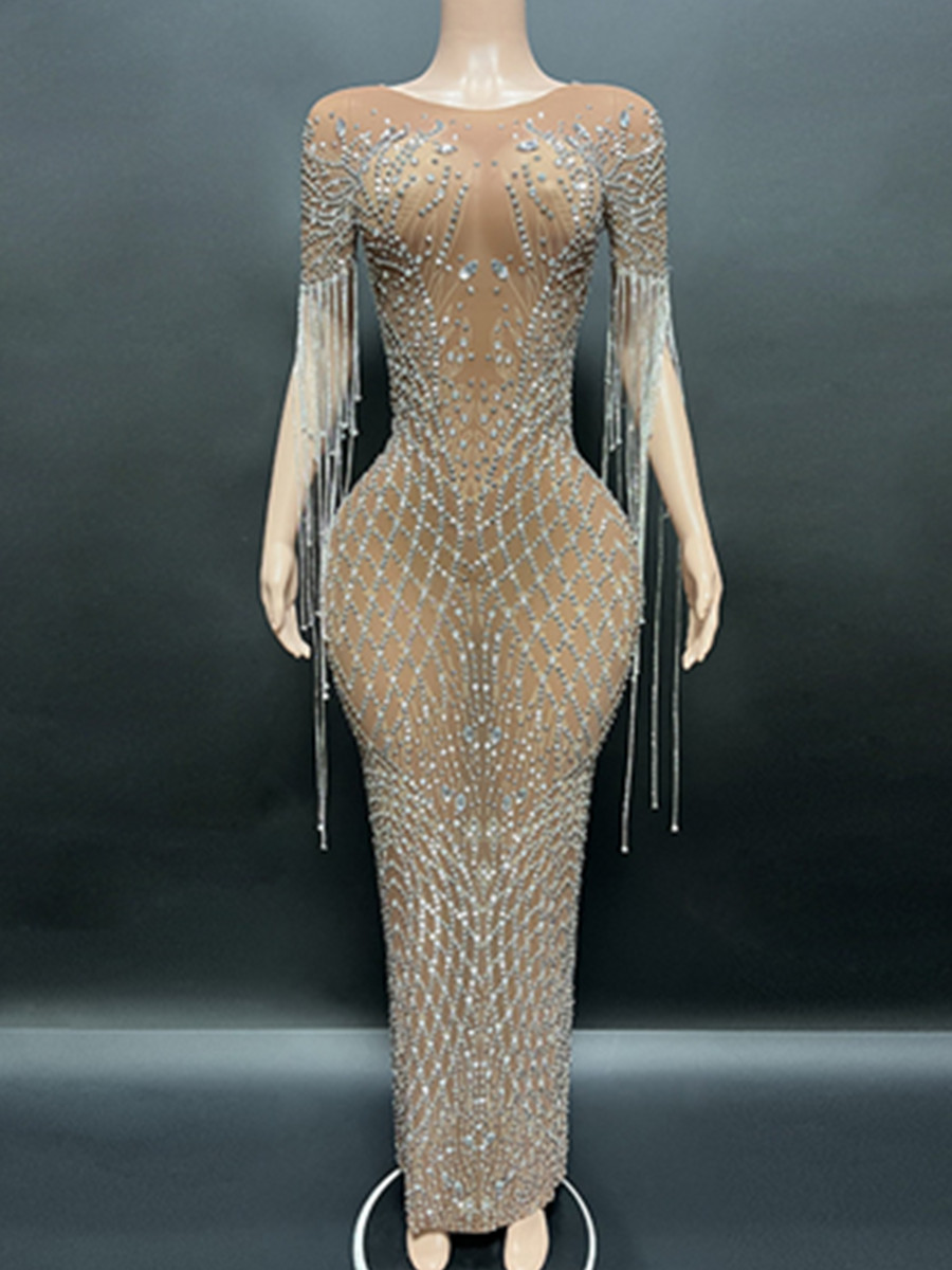 Luxury Crystal Mermaid Evening - Women'S Formal Wear Wedding 评论和价格
