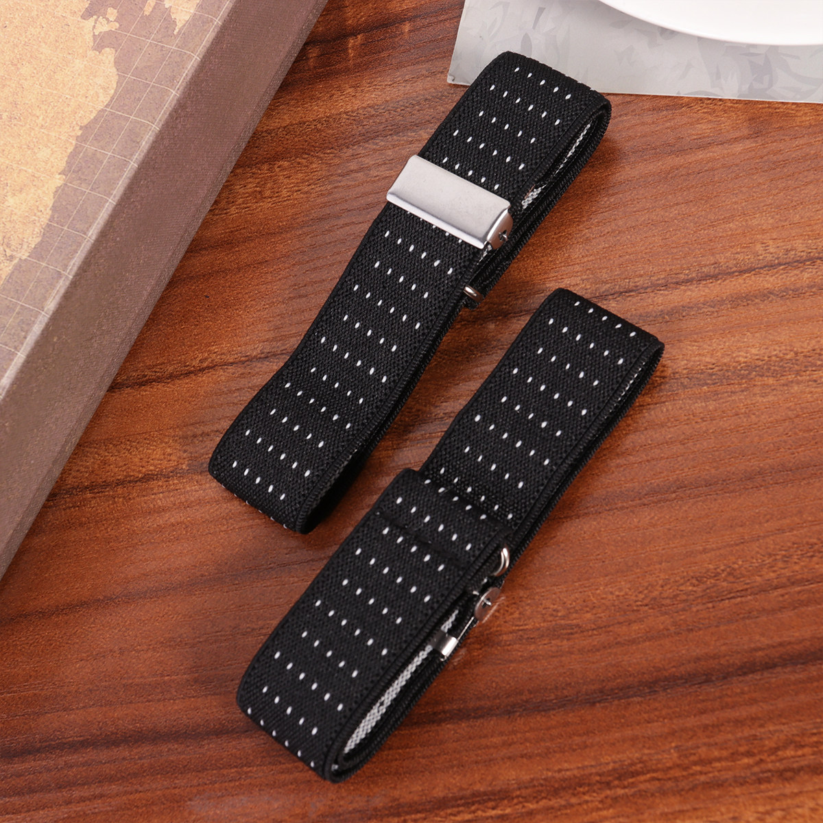 1Pair Anti Slip Shirt Armband  - Women Formal Wear Office 评论和价格
