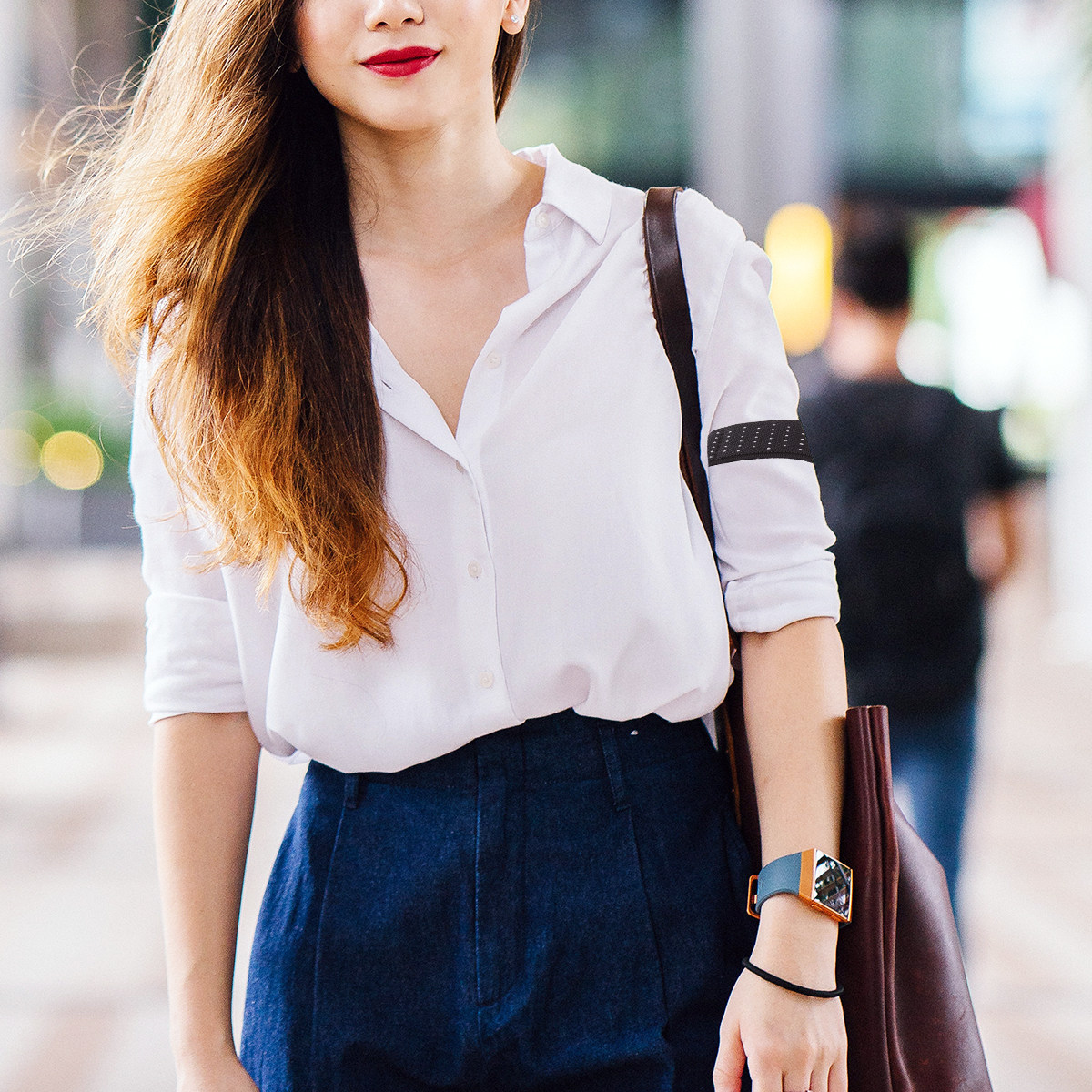 1Pair Anti Slip Shirt Armband  - Women Formal Wear Office 评论和价格
