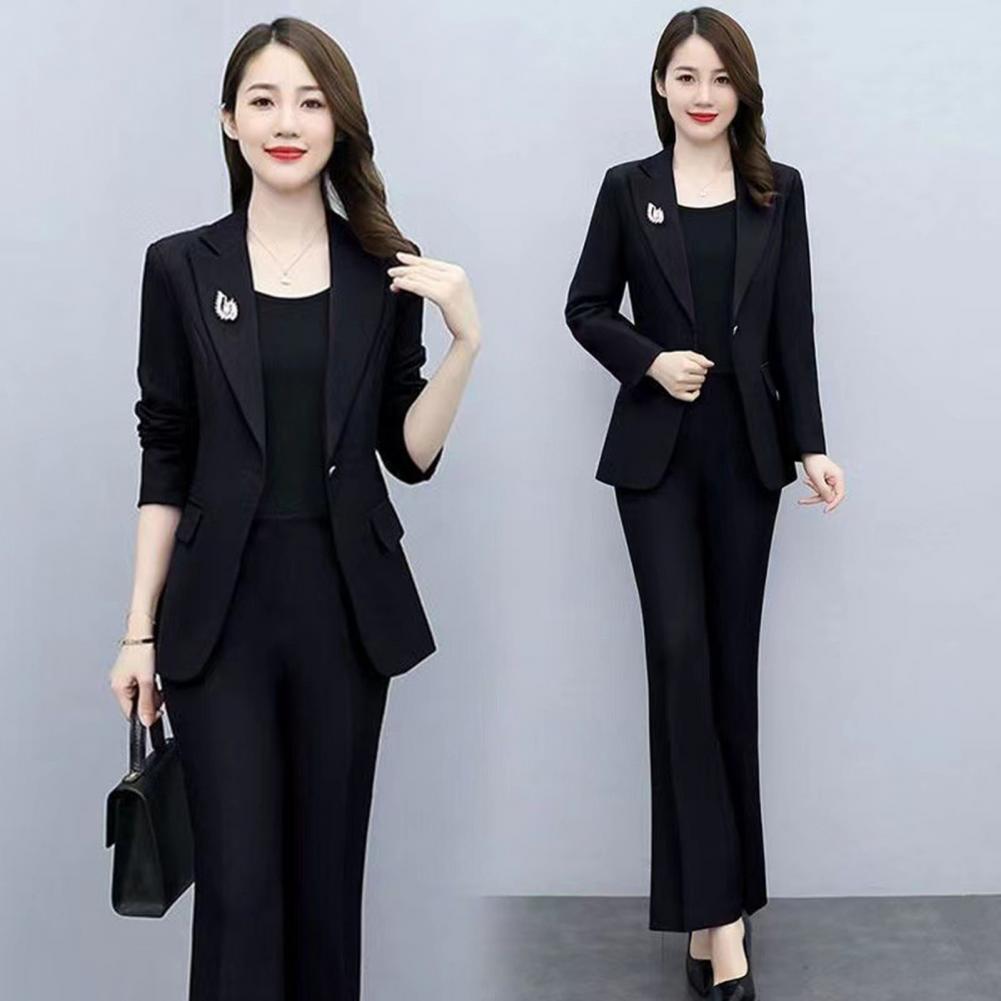 2 Pcs/Set Lady Formal Coat Pan - Women Formal Wear Office 评论和价格