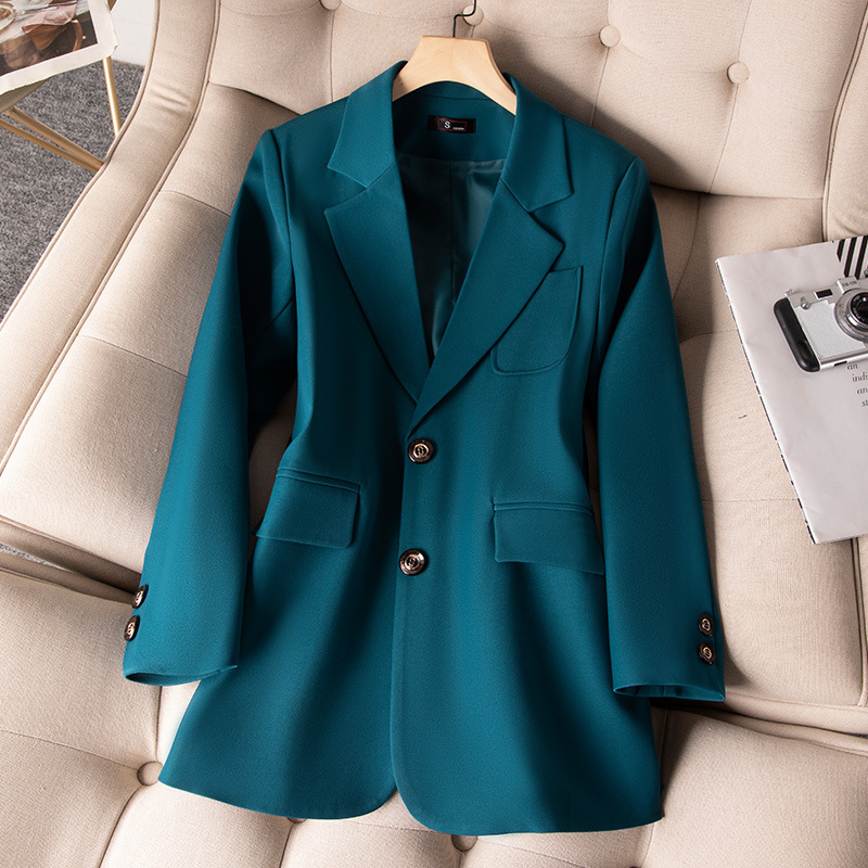 Blue Black Green Women Formal  - Women Formal Wear Office 评论和价格