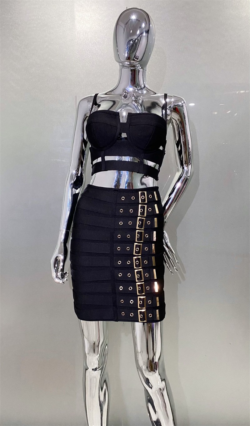 Black White Bandage Women Prom - Women Formal Wear Belt 评论和价格