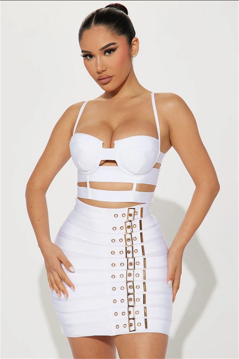 Black White Bandage Women Prom - Women Formal Wear Belt 评论和价格