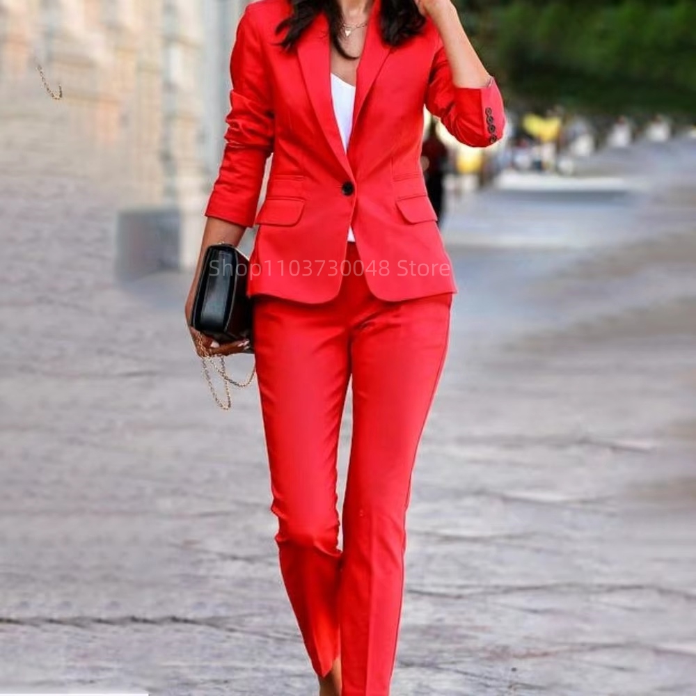 Fashion Office Ladies Blazer a - Women Formal Wear Office 评论和价格