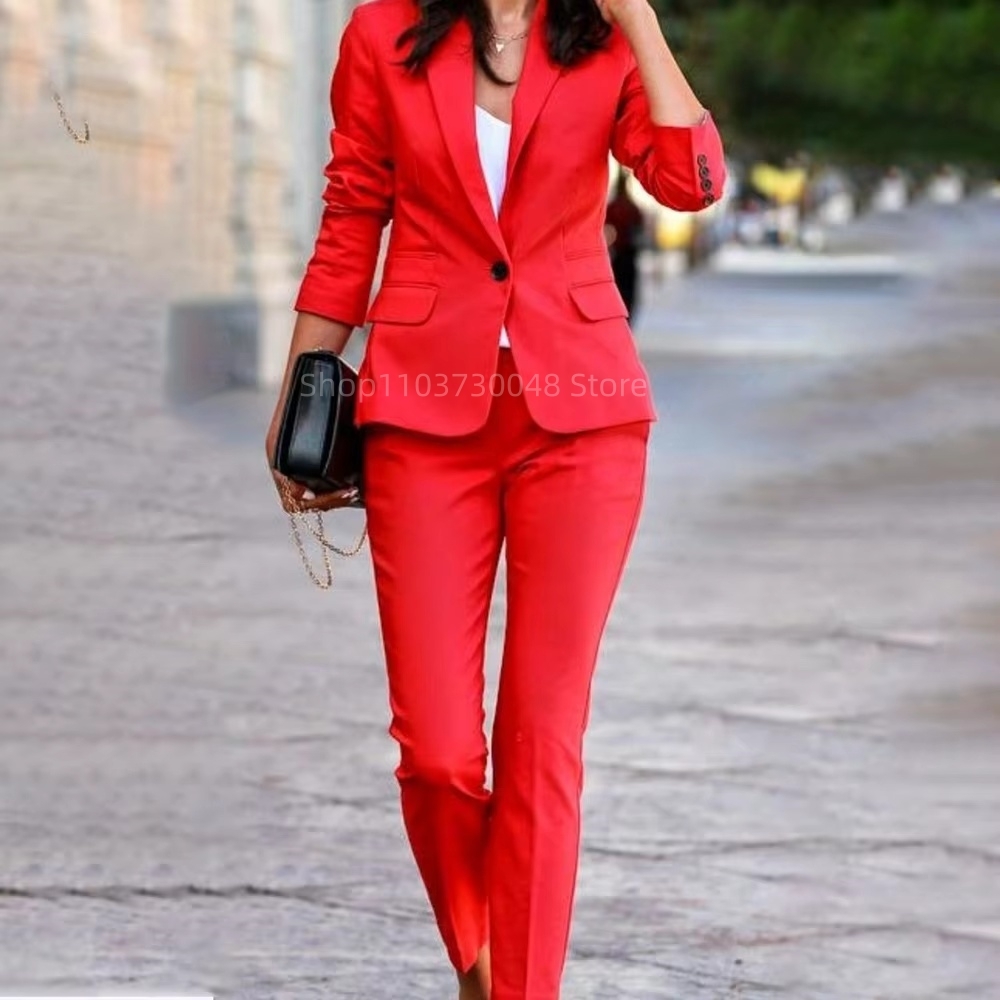 Fashion Office Ladies Blazer a - Women Formal Wear Office 评论和价格